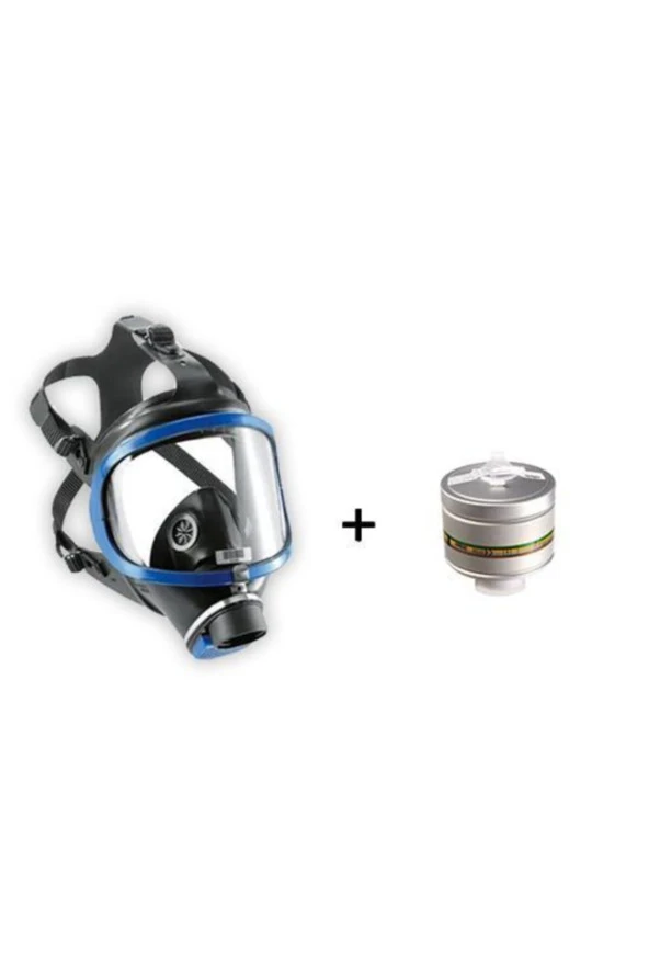 X-plore 6300 Tam Yüz Gaz Maskesi + 6738802 A2b2e2k1 Filtre ürün görseli 1