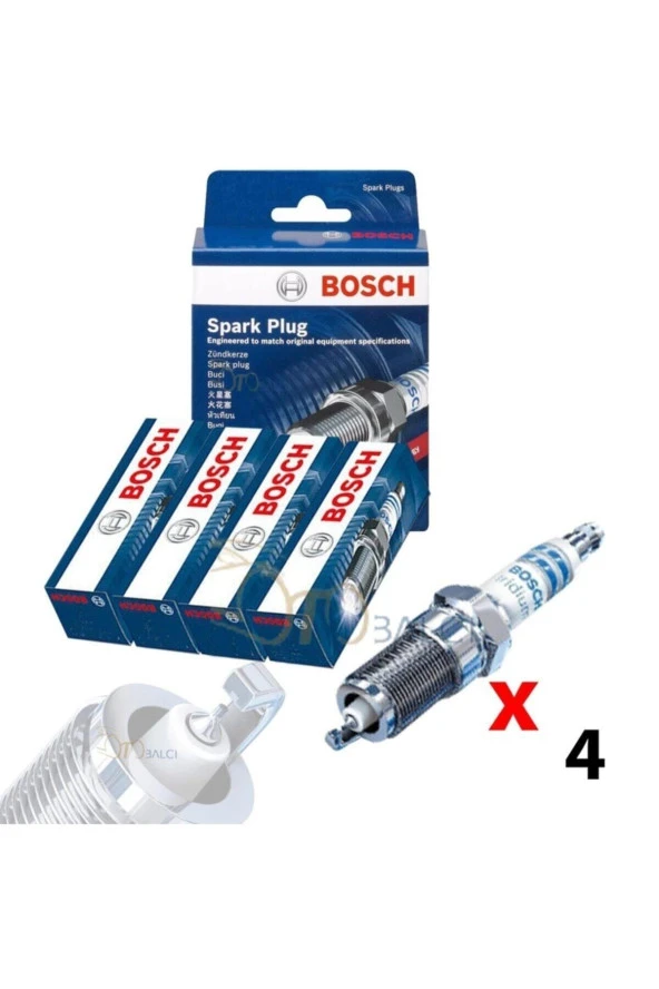 Bosch Opel Astra J Iridyum Buji Takımı 1.4 / 1.6 Düz Motor 2009-- ürün görseli 1