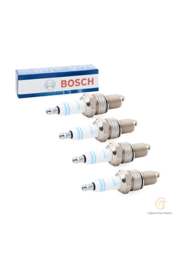 Bosch Tofaş Fiat Uyumlu 4'lü Buji Seti Wr6dc 0242240592 ürün görseli 1