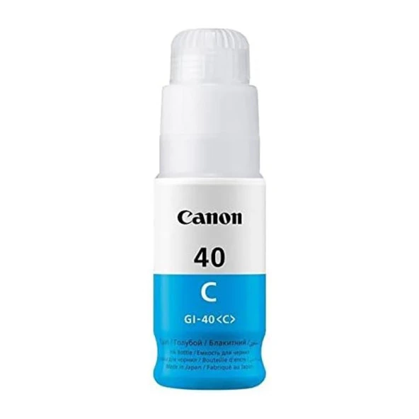 Canon GI-40C Mürekkep Orj. - G5040, G6040 Cyan (70ml) ürün görseli 1