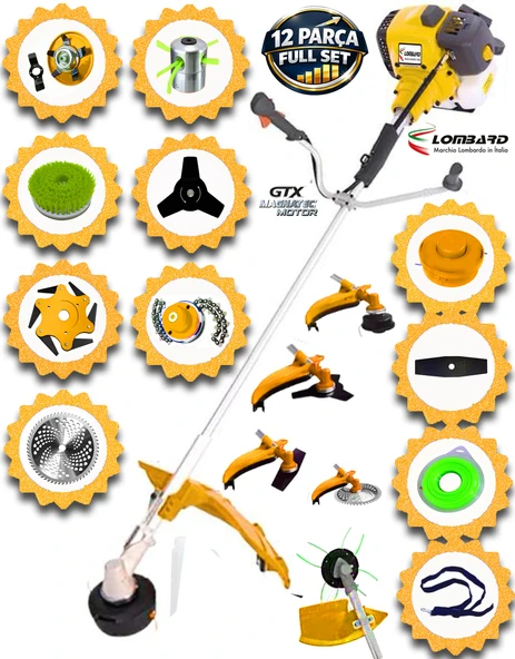 İtaly F15 Motor New Güçlü Yüksek Performans Yan Tipi Benzinli Tırpan Ot Çim Çalı Biçme Makinası ürün görseli 1