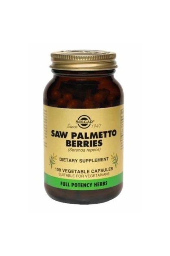 Solgar Saw Palmetto Berries 100 Kapsül ürün görseli 1
