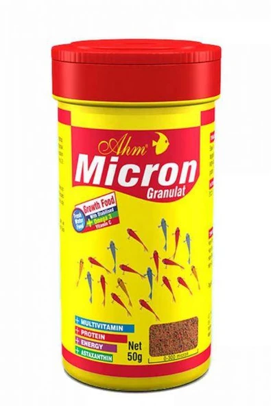 Ahm Micron Granul Food Balık Yemi 100 ml ürün görseli 1