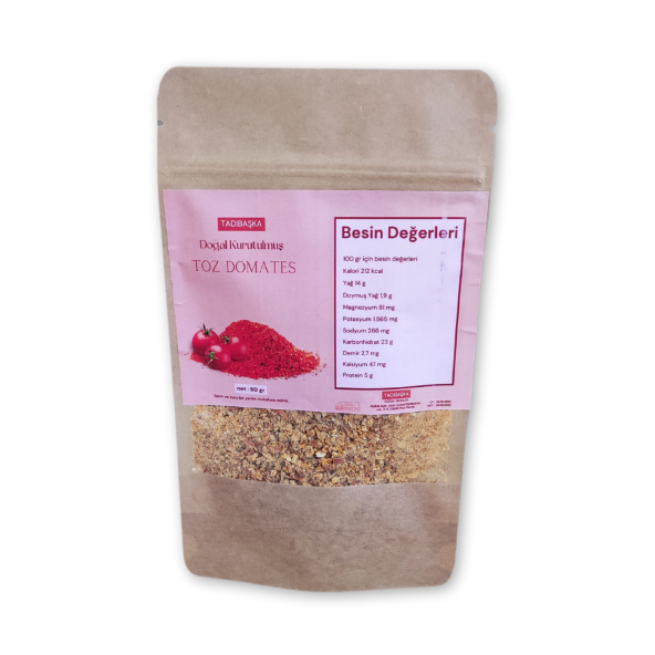 Doğal Kurutulmuş Domates Tozu 50 Gr. ürün görseli 1