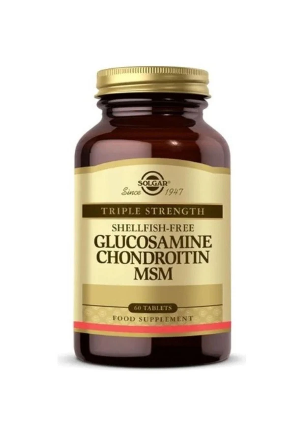Solgar Glucosamine Chondroitin MSM 60 Tablet ürün görseli 1