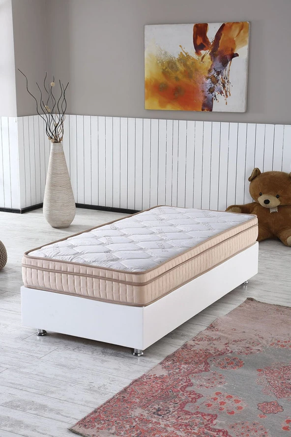 ASROYALLÜKS Bella Ortopedik Gizli Pedli Yaylı Yatak 90x190 ürün görseli 1