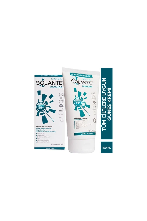 Solante Immuna Sun Care Losyon SPF50+ 150 ml ürün görseli 1