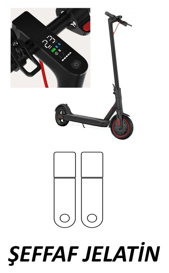 Mi Pro 2 Elektrikli Scooter Uyumlu Ön Şeffaf Ultra koruyucu Nano Jelatin ürün görseli 1