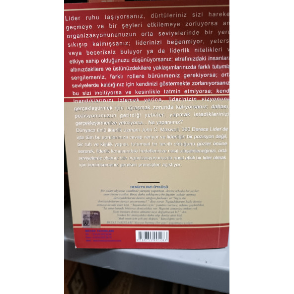 360 Derece Lider John C. Maxwell BEYAZ YAYINLARI - Resim 3