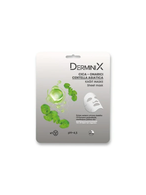 Derminix Cica Onarıcı Kağıt Maske - Resim 3