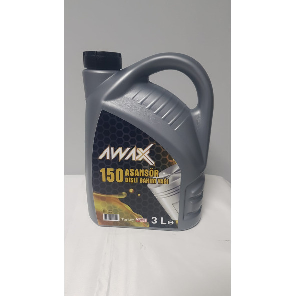 Awax Sae 150 Asansör ve Dişli yağı 3 lt ürün görseli 1