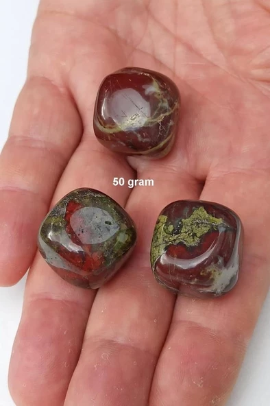 Dragon Blood Jasper 50 Gram Tamburlu Parçalar 426 ürün görseli 1