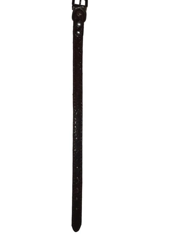 Lovely Deri Ayarlanır Köpek Boyun Tasma Parlak Kahve 1,5-46 Cm 10-20 Kg Köpeklere Uygun ürün görseli 1