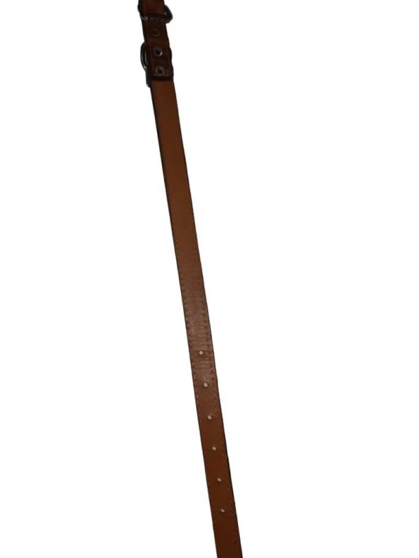 Lovely Hakiki Deri Ayarlanır Köpek Boyun Tasma Kahve 2-50 Cm 15-25 Kg Köpeklere Uygun ürün görseli 1