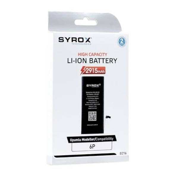 Syrox iPhone 6g Plus Batarya B216 ürün görseli 1