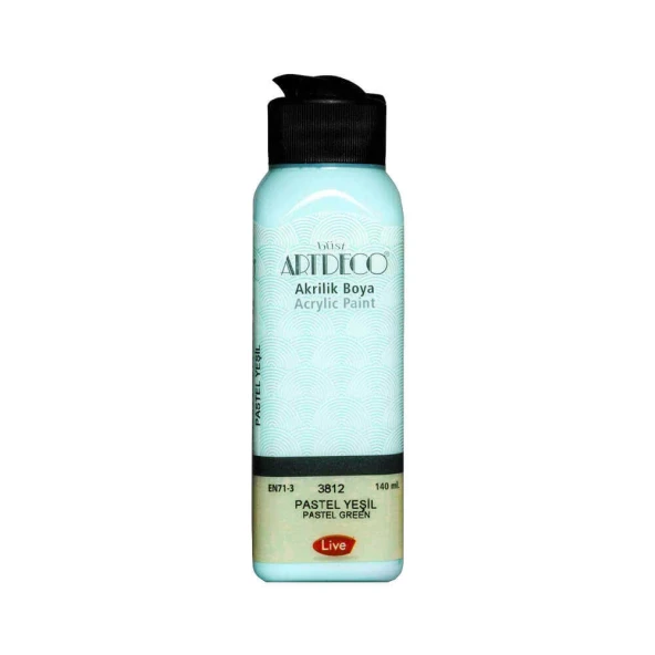 Artdeco Akrilik Boya Pastel Yeşil 140 ml - Resim 2