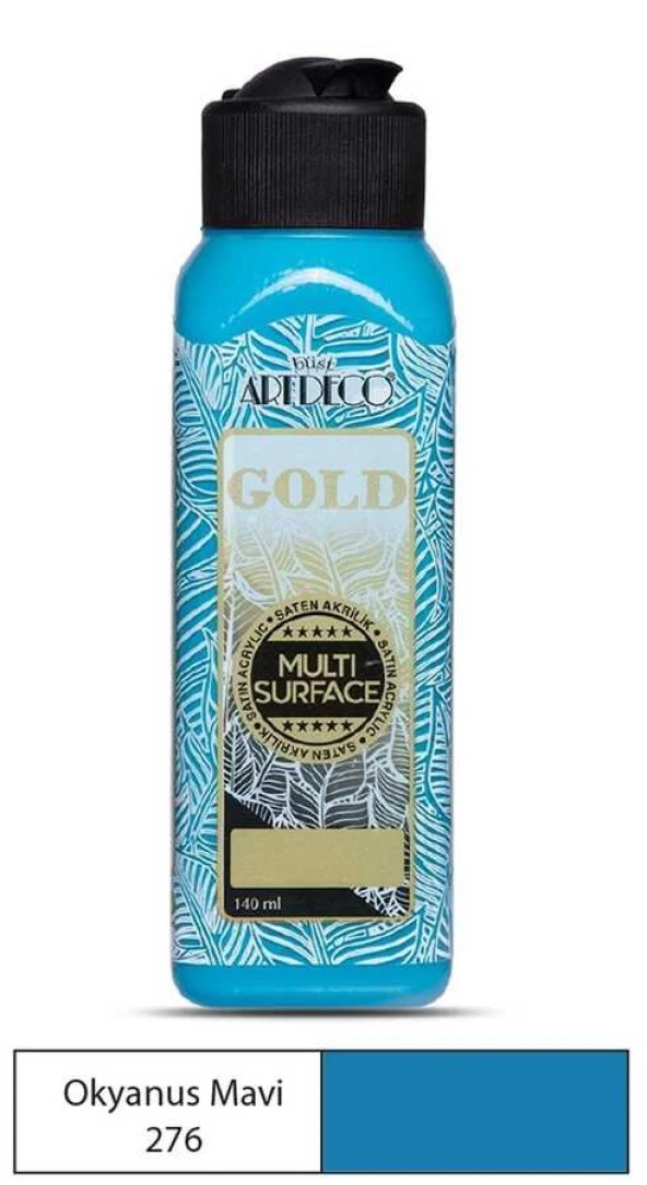 Artdeco Akrilik Boya Gold 140 ml Okyanus Mavi ürün görseli 1