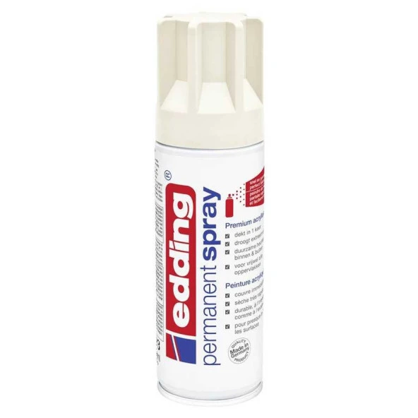 Edding 5200 Permanent Sprey Premium Akrilik Boya Krem Mat Ral 9001 ürün görseli 1