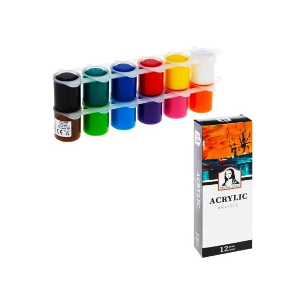 Südor Monalisa Akrilik 12 Renk x 22 ml ürün görseli 1