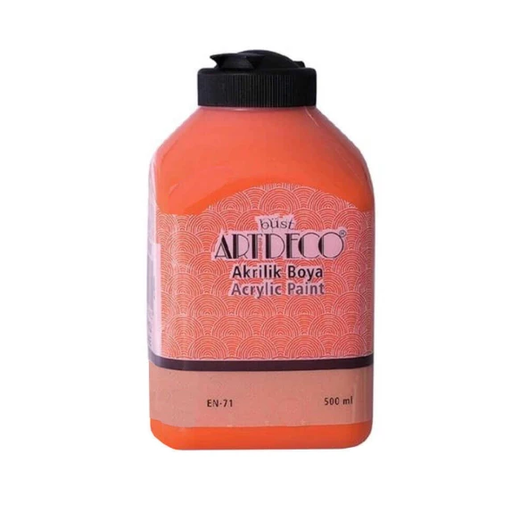 Artdeco Akrilik Boya 500 ml Turuncu - Resim 2