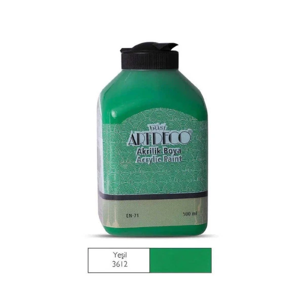 Artdeco Akrilik Boya 500 ml Yeşil ürün görseli 1