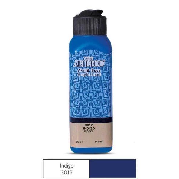 Artdeco Akrilik Boya 140 ml İndigo ürün görseli 1