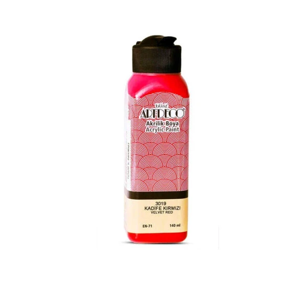 Artdeco Akrilik Boya 140 ml Kadife Kırmızı ürün görseli 1