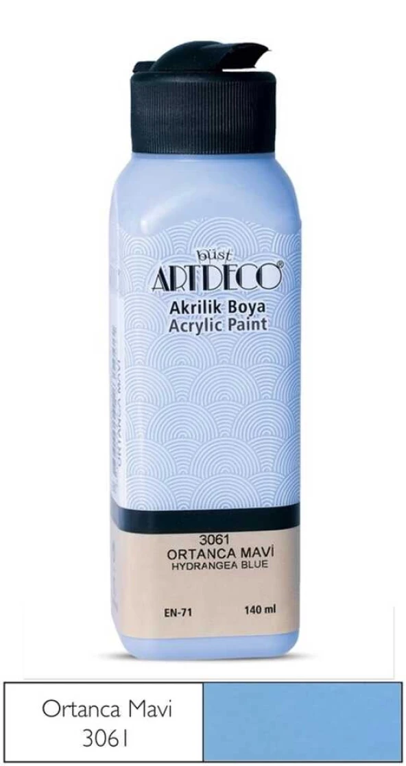 Artdeco Akrilik Boya 140 ml Ortanca Mavi - Resim 2