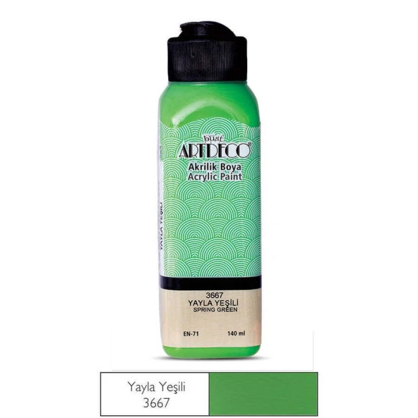 Artdeco Akrilik Boya 140 ml Yayla Yeşili ürün görseli 1