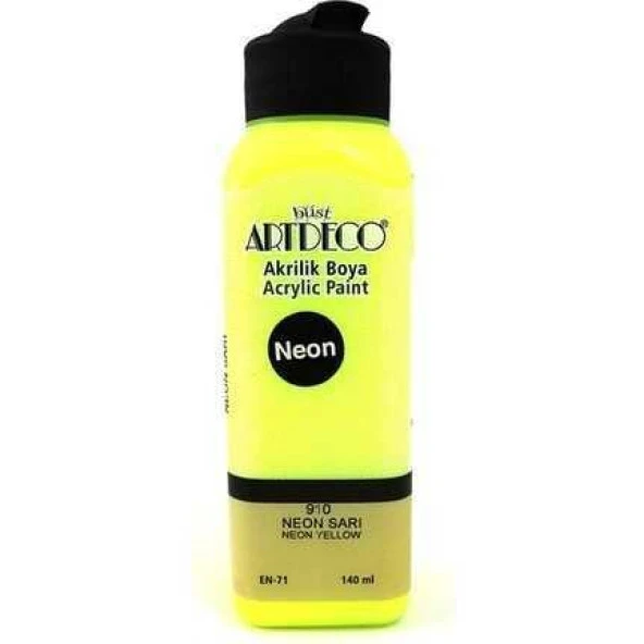 Artdeco Akrilik Boya 140 ml Neon Sarı ürün görseli 1