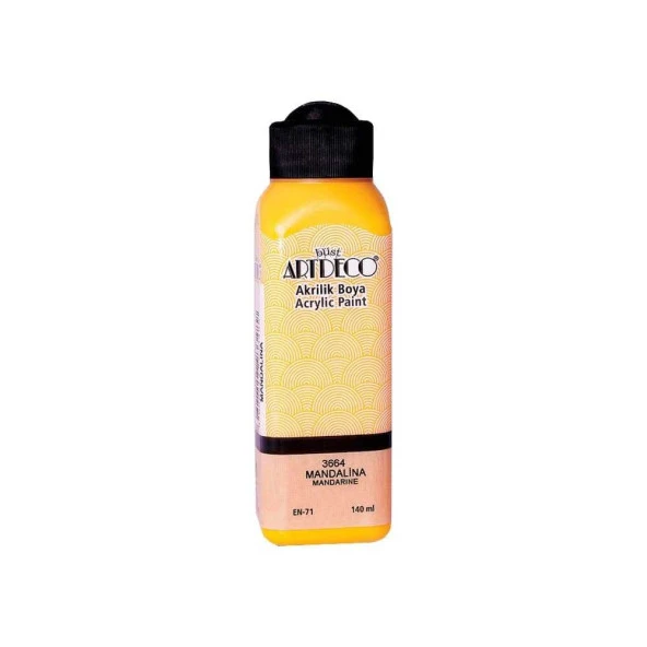 Artdeco Akrilik Boya Mandalina 140 ml ürün görseli 1