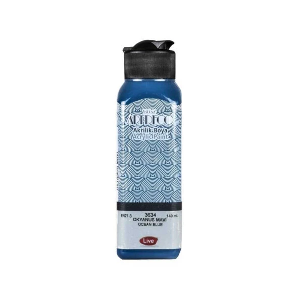 Artdeco Akrilik Boya Okyanus Mavi 140 ml ürün görseli 1