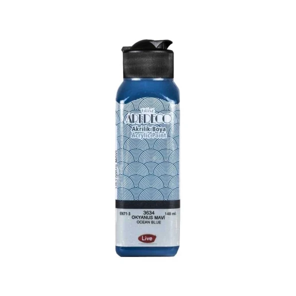 Artdeco Akrilik Boya Okyanus Mavi 140 ml - Resim 2