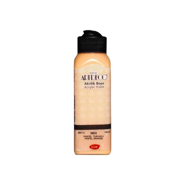 Artdeco Akrilik Boya Pastel 140 ml Pastel Turuncu ürün görseli 1