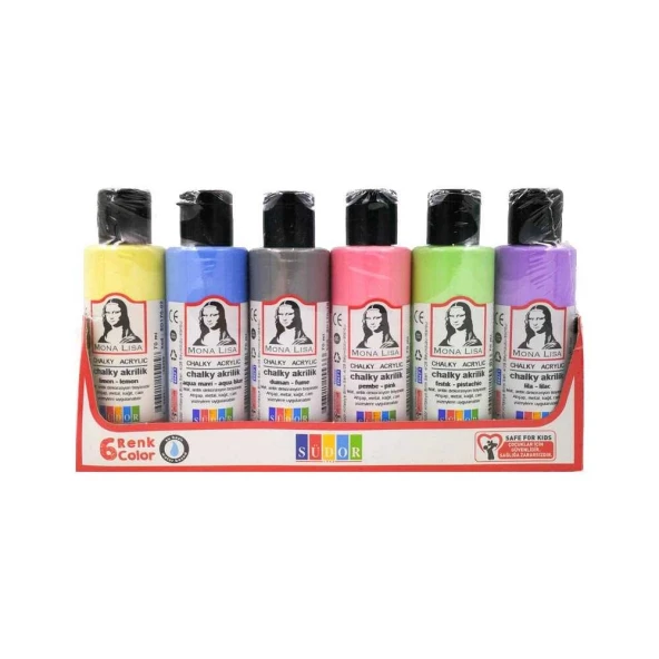 Südor Akrilik Boya Chalky Set 6x70 ml - Resim 5