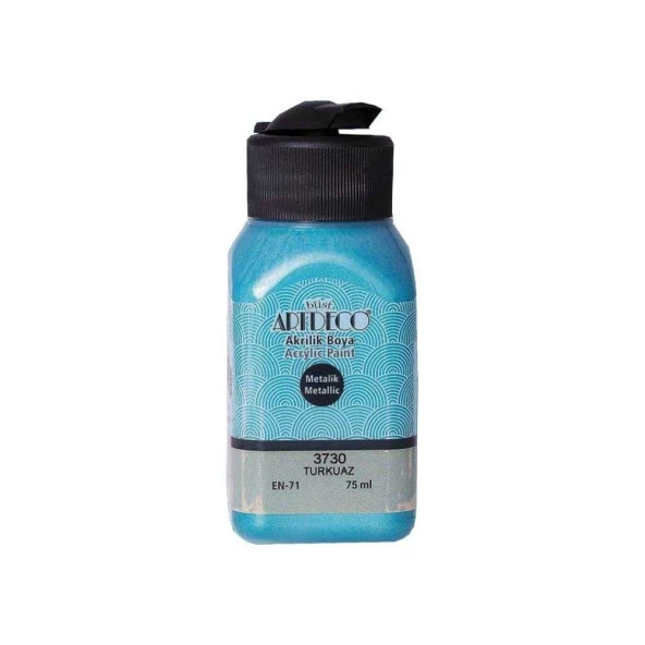 Artdeco Metalik Akrilik Boya Metalik 75 ml Turkuaz ürün görseli 1