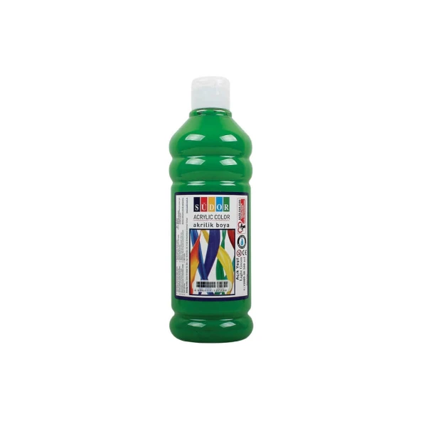 Südor Akrilik Boya 500 ml Açık Yeşil - Resim 2