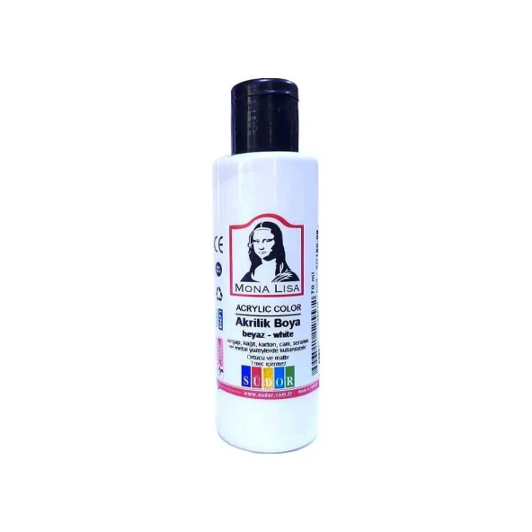 Südor Akrilik Boya 70 ml Beyaz - Resim 2