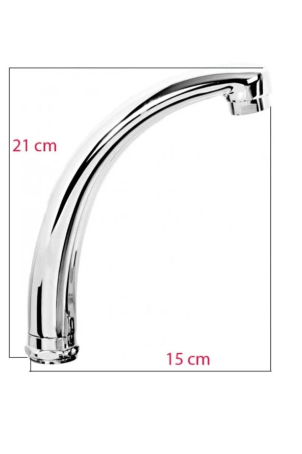 Moonshop Kuğu Mix Lavabo Batarya Borusu (Yedek Boru Standart)-Bs ürün görseli 1