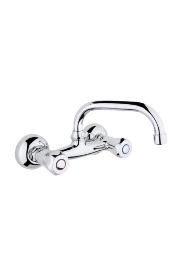 Moonshop Sıcak Soğuk Oynar Başlık Klasik Mutfak Musluk Lavabo Bataryası ürün görseli 1