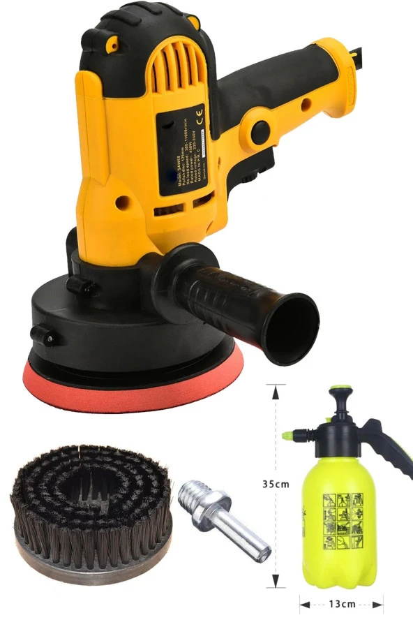 Moonshop Plus Dikey Polisaj Zımpara Halı Araba Koltuk Yıkama Makinesi 125Mm Devir Ayarlı. ürün görseli 1