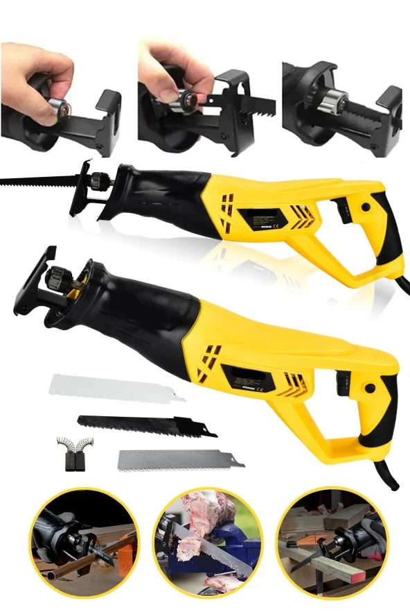Moonshop 240 Watt Metal Şanzuman Tilki Kuyruğu Kemik Kesim Makinası Panter Testere ürün görseli 1