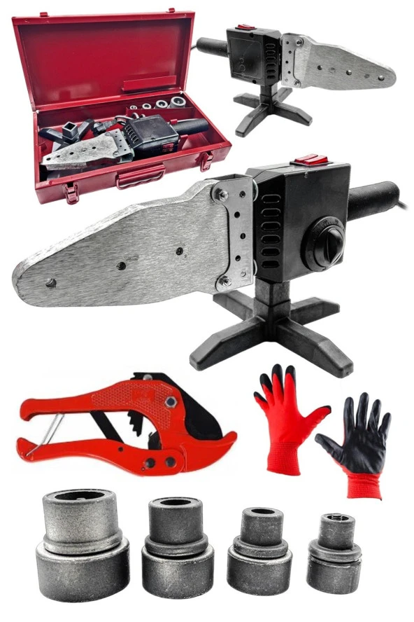 Moonshop Pro Yeni Seri Çift Residanslı Isı Ayarlı Pprc Plastik Boru Kaynak Makinesi Çantalı Set ürün görseli 1