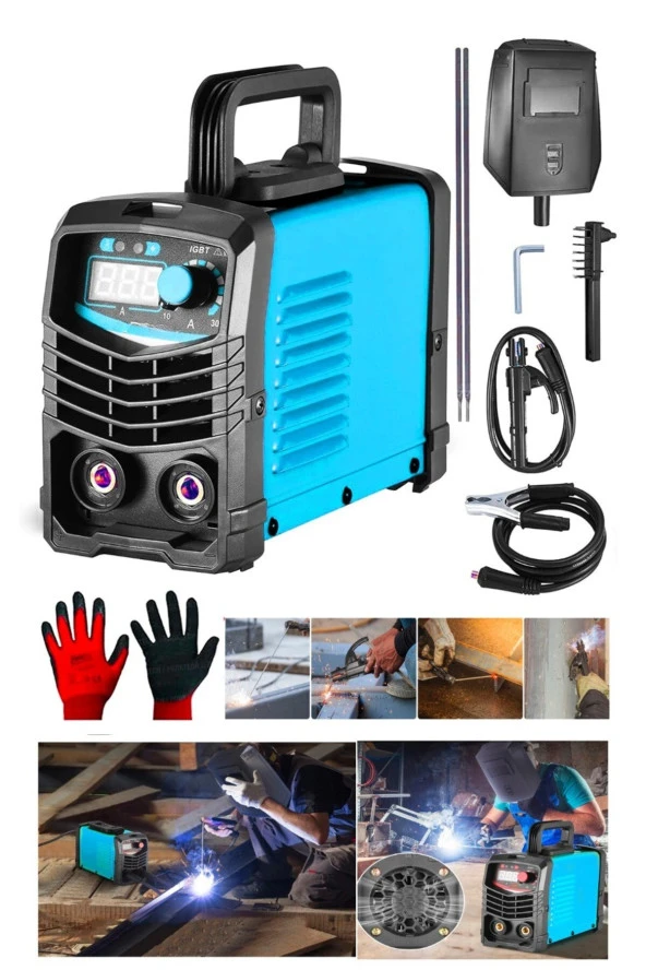 Moonshop Pro Alman 200 Amper Çift Kartlı Hava Soğutmalı Invertec Compact Kaynak Makinesi Bakırsargı ürün görseli 1