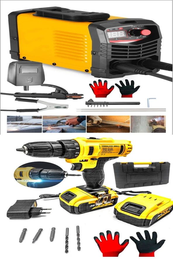 Moonshop Pro Full Set İnvertır Kaynak Hilti Matkap Set Ve Uç Setleri ürün görseli 1