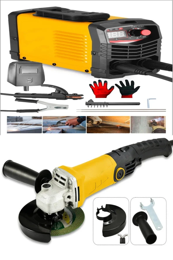 Moonshop Pro Full Set İnvertır Kaynak Ve Bakır Sargılı Kuyruklu Taşlama Hediyeleri ürün görseli 1