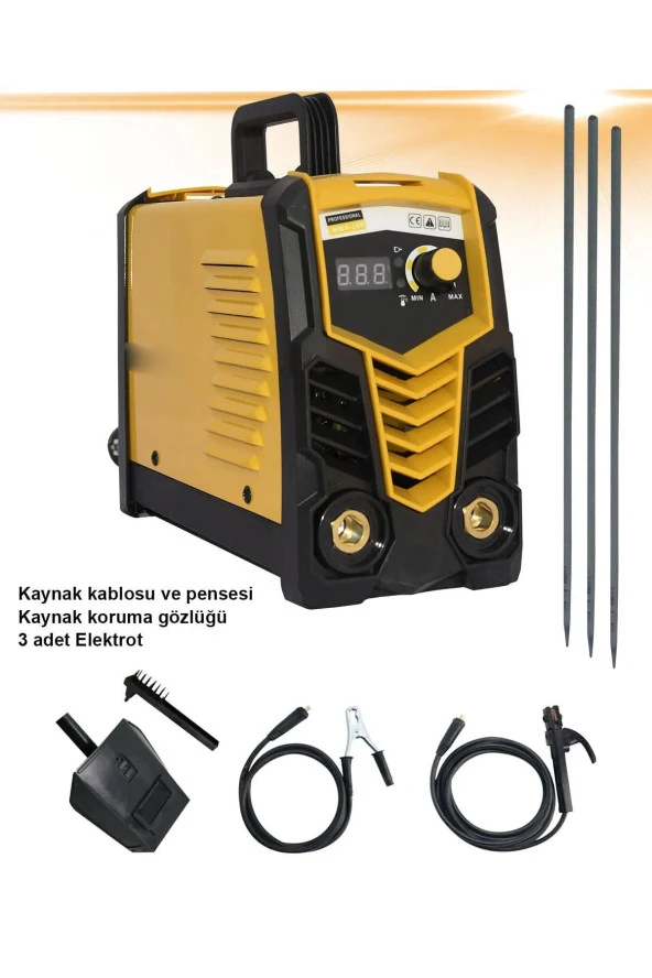 Moonshop Pro Alman Seri 200 Amper Xçift Kartlı Göstergeli Beraber Invertör Kaynak Makinası ürün görseli 1