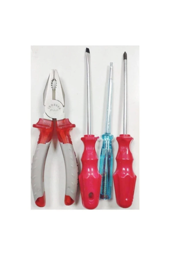 Moonshop Pense Kontrol Kalemi Düz + Yıldız Tornavida 4'Lü Set ürün görseli 1
