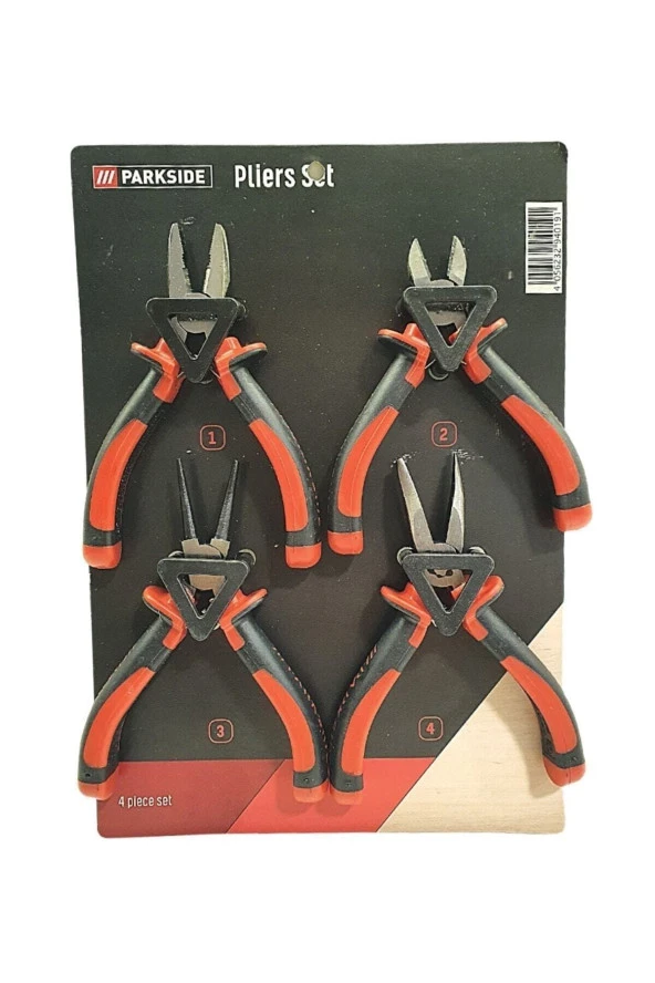 Moonshop Parksıde Mini Pense Set-4 Parça - Resim 4