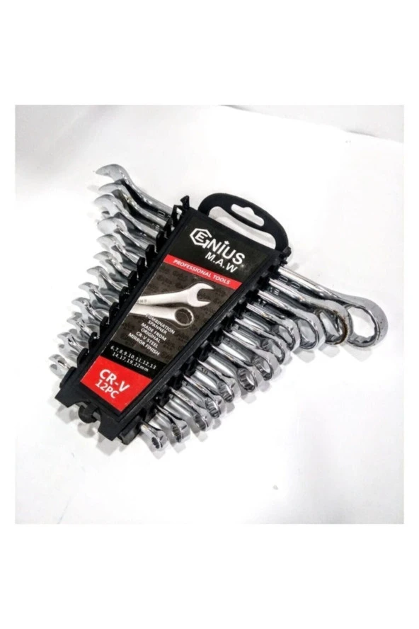 Moonshop Enıus 12 Parça Kombine Anahtar Düz Yıldız Takım ürün görseli 1
